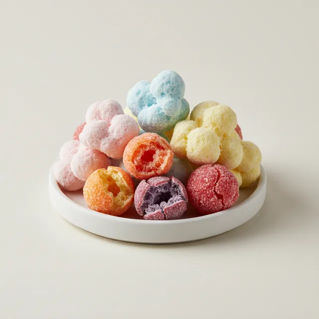 Freeze-dried candy