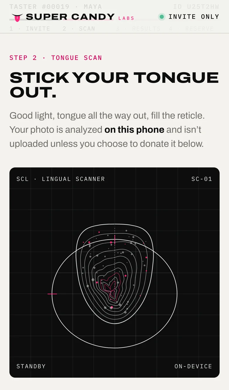 Scan your tongue